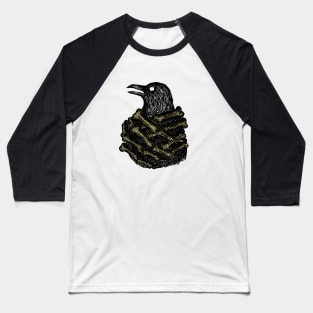 Crow/raven and bone Baseball T-Shirt